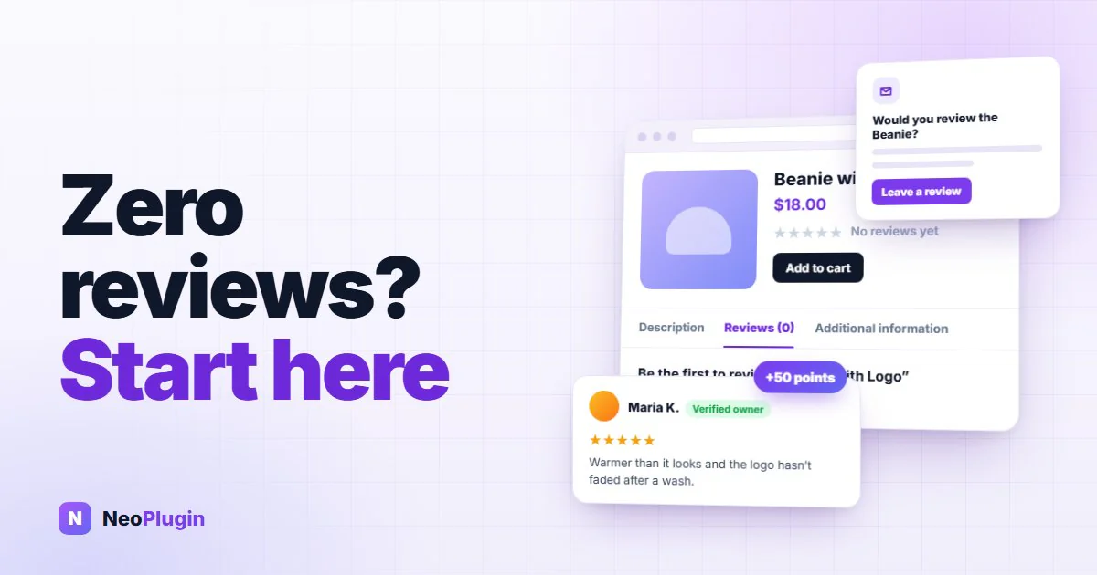 How to get your first reviews on products that have none — NeoPlugin