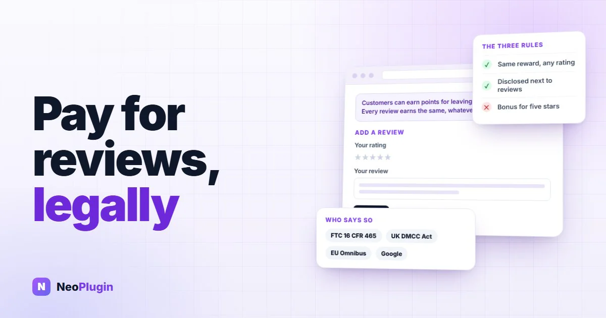 Incentivized reviews in WooCommerce: how to pay for them without breaking the rules — NeoPlugin