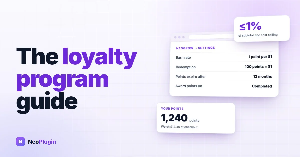WooCommerce loyalty program: the complete 2026 guide — NeoPlugin